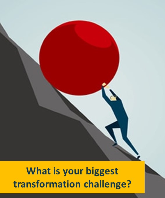 What is your biggest transformation challenge?